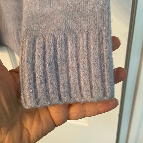 LOFT Soft Periwinkle Blue V Neck Cardigan Sweater Size S - Picture 5 of 6